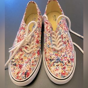 Mossimo size 6 sneakers splattered paint design size 6